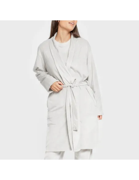 Roupão veludo super soft liso roupoes-mulher