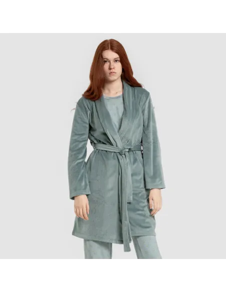 Roupão veludo super soft liso roupoes-mulher