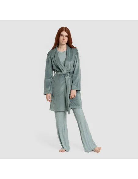 Roupão veludo super soft liso roupoes-mulher