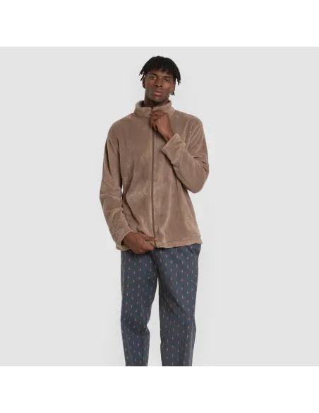 Casaco coral homem roupa-para-estar-por-casa