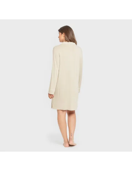 Camisola camisera viscose ponto mulher vestidos-mulher
