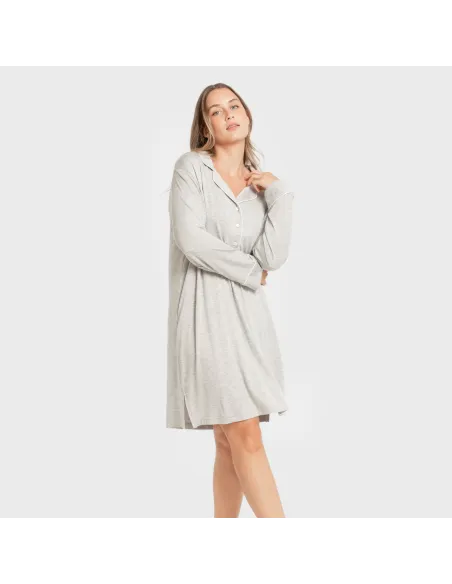 Camisola camisera viscose ponto mulher vestidos-mulher