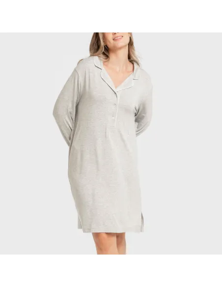 Camisola camisera viscose ponto mulher vestidos-mulher