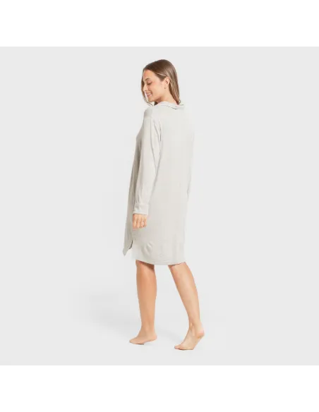 Camisola camisera viscose ponto mulher vestidos-mulher