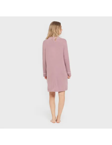 Camisola camisera viscose ponto mulher vestidos-mulher