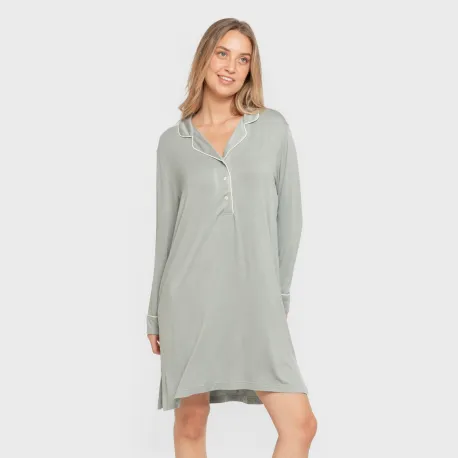Camisola camisera viscose ponto mulher vestidos-mulher