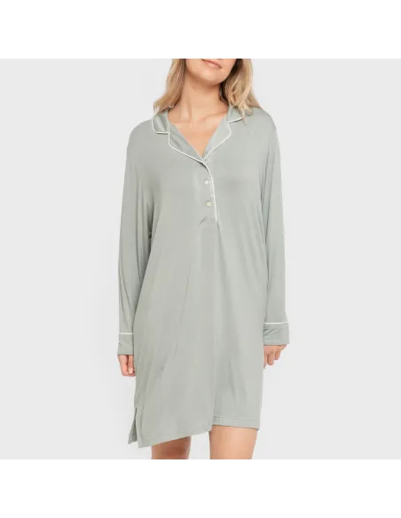 Camisola camisera viscose ponto mulher vestidos-mulher