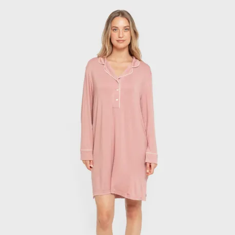 Camisola camisera viscose ponto mulher vestidos-mulher