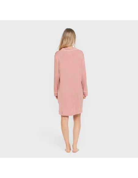 Camisola camisera viscose ponto mulher vestidos-mulher
