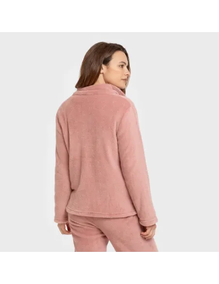 Camisola coral mulher casacos-mulher