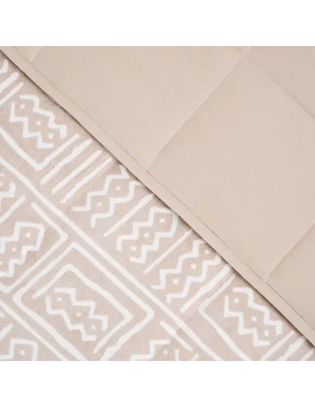 Colcha jacquard chenilla Vinuesa topo - 120gr colchas-jacquard