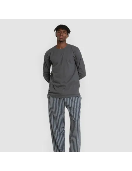 Pijama homem franela Raya Vinicius verde azulado pijamas-compridos-homem