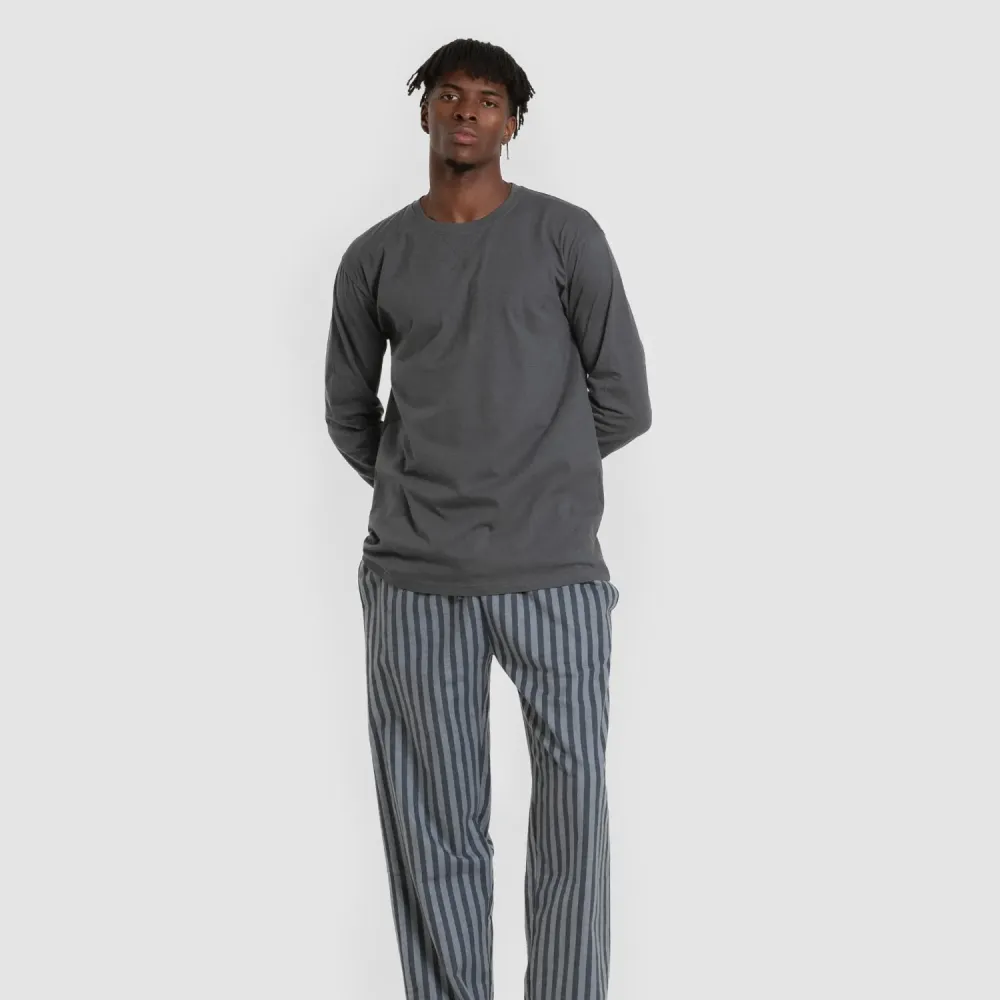 Pijama homem franela Raya Vinicius verde azulado pijamas-compridos-homem