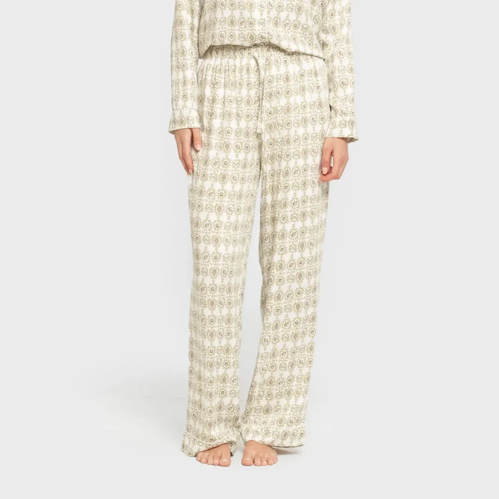 Pijama manga comprida camisero viscose mulher Azucena verde pijamas-compridos-de-mulher