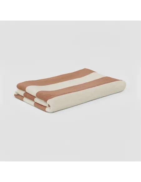 Toalha de praia algodão 400 g Risca toalhas-de-praia