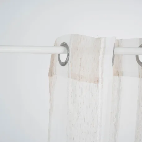 Cortina Irulan areia semitranslucidas