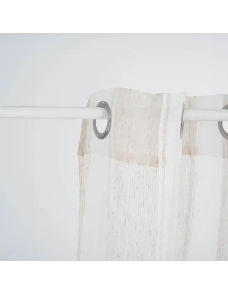 Cortina Irulan areia semitranslucidas