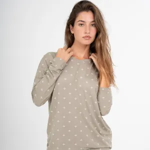 Pijama comprido mulher soft...