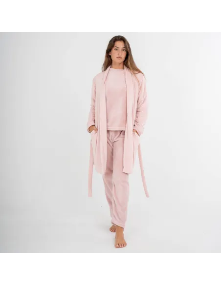 Roupão veludo super soft liso roupoes-mulher