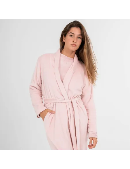 Roupão veludo super soft liso roupoes-mulher