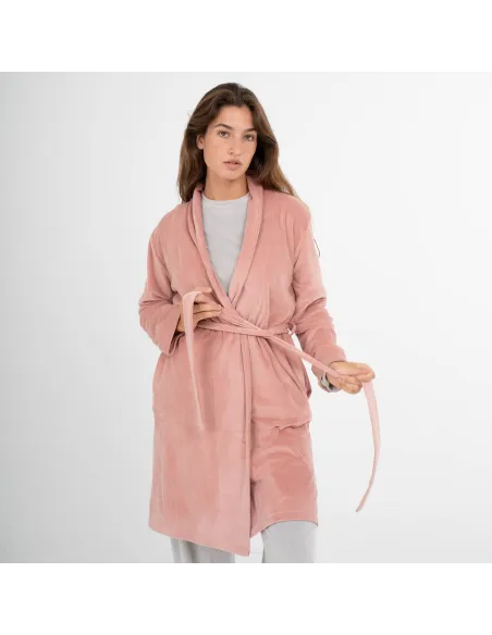 Roupão veludo super soft liso roupoes-mulher