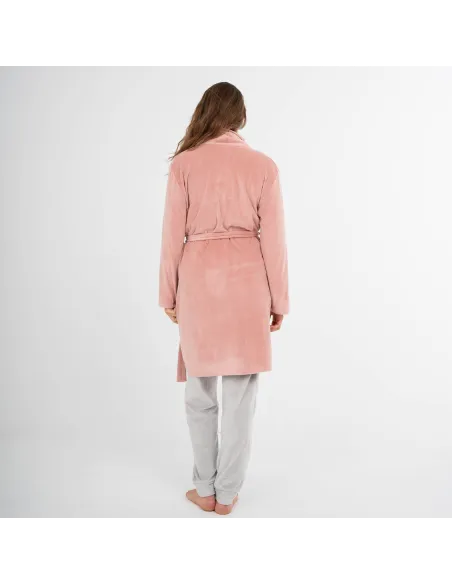 Roupão veludo super soft liso roupoes-mulher