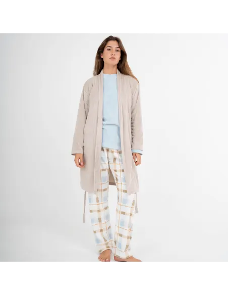 Roupão veludo super soft liso roupoes-mulher