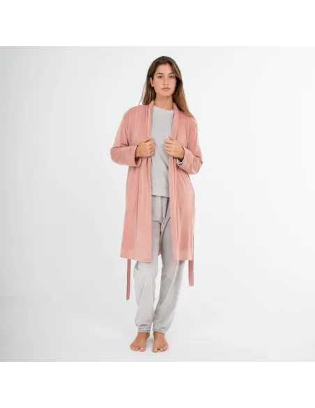 Roupão veludo super soft liso roupoes-mulher
