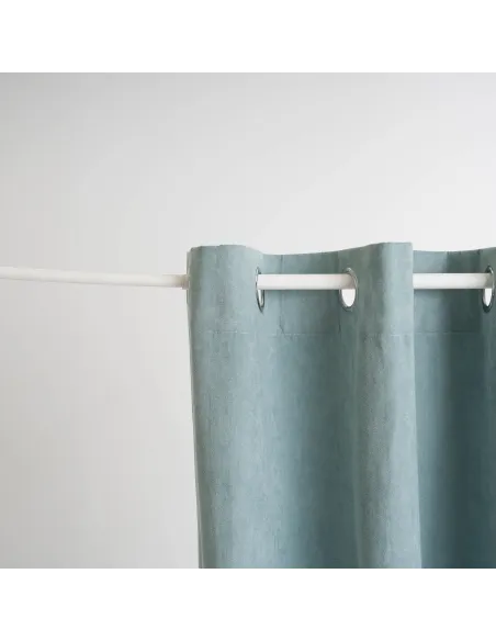 Cortina camurça Ante lisa cortinas-e-estores