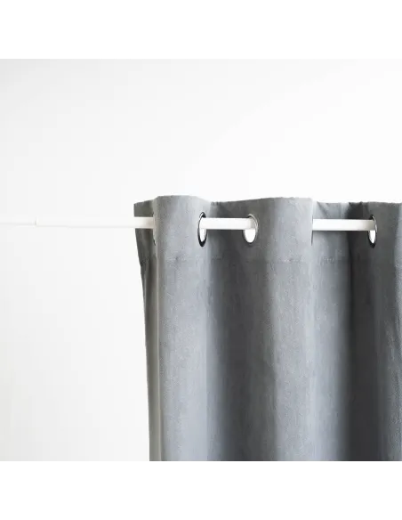 Cortina camurça Ante lisa cortinas-e-estores