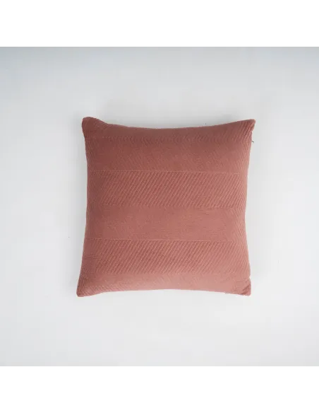 Almofada quadrada de veludo de algodão Hungria lisa 50x50 - capa + enchimento almofadas-decorativas