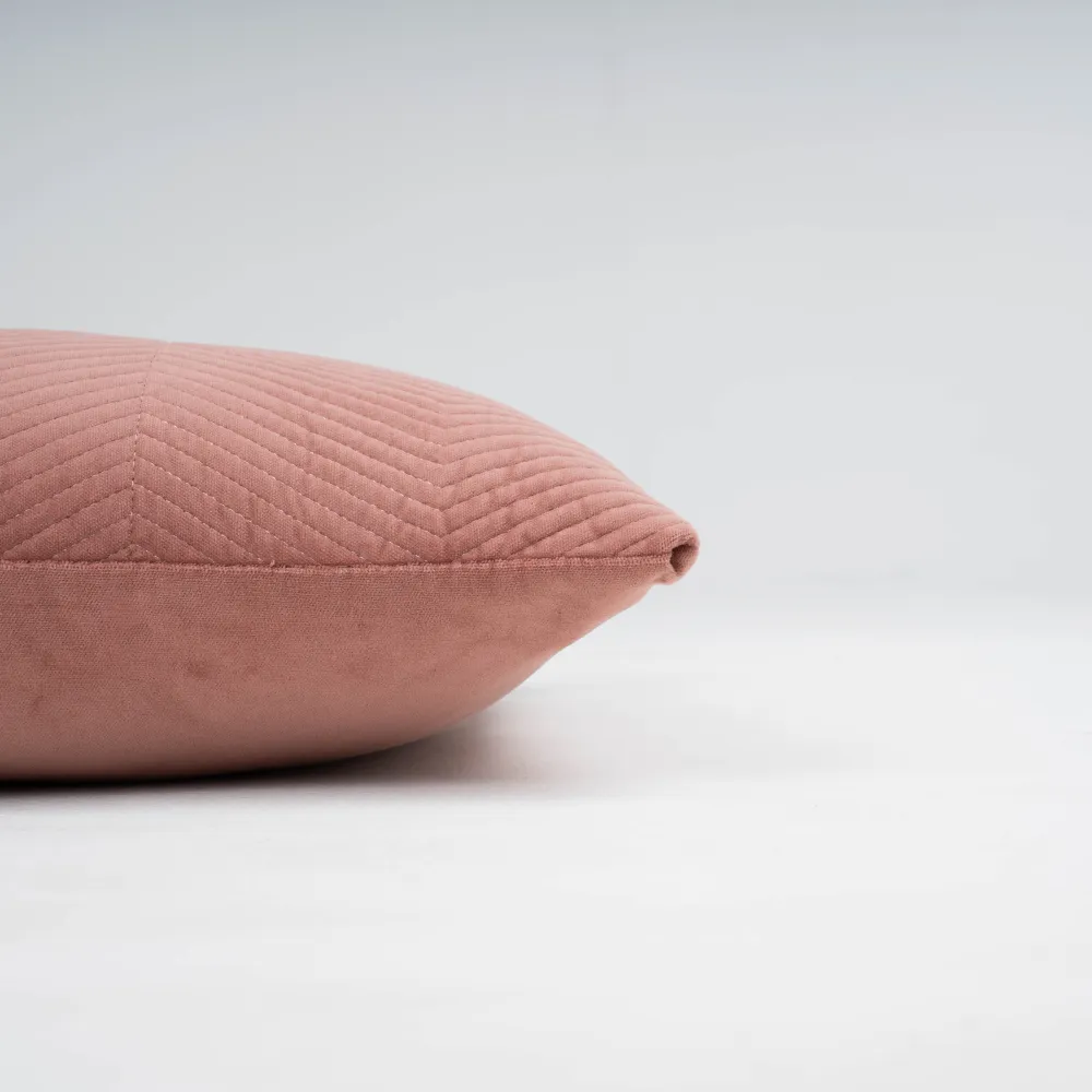 Almofada quadrada de veludo de algodão Hungria lisa 50x50 - capa + enchimento almofadas-decorativas