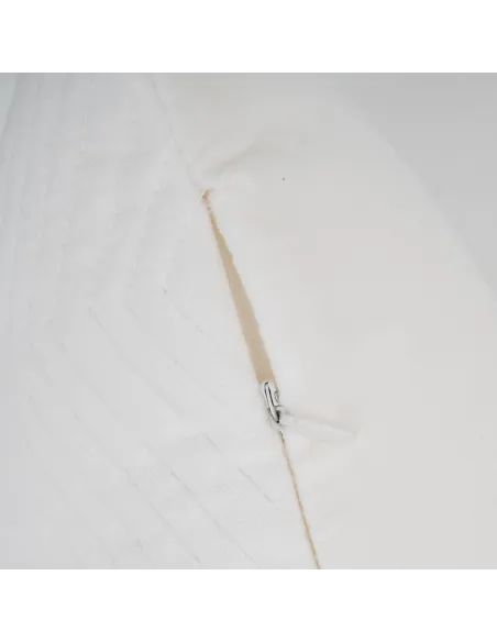 Almofada quadrada de veludo de algodão Hungria lisa 50x50 - capa + enchimento almofadas-decorativas