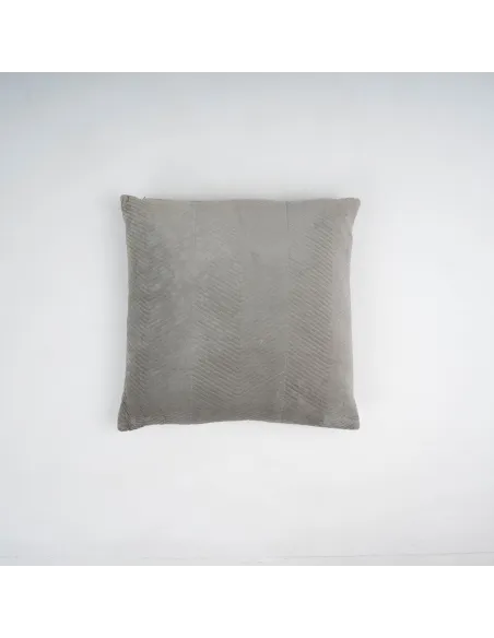 Almofada quadrada de veludo de algodão Hungria lisa 50x50 - capa + enchimento almofadas-decorativas