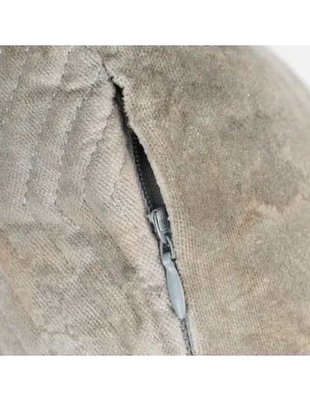 Almofada quadrada de veludo de algodão Hungria lisa 50x50 - capa + enchimento almofadas-decorativas