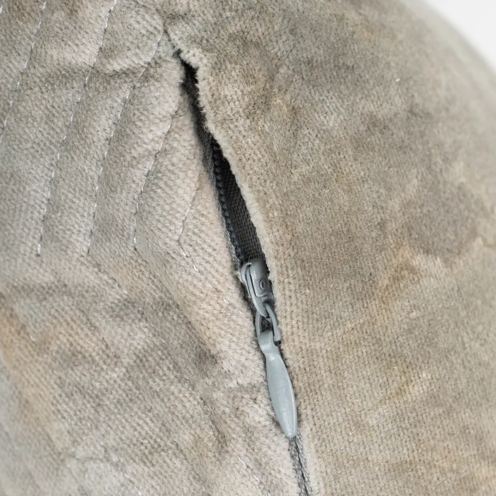 Almofada quadrada de veludo de algodão Hungria lisa 50x50 - capa + enchimento almofadas-decorativas