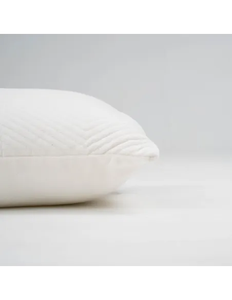 Almofada retangular de veludo de algodão Hungria lisa - capa + enchimento almofadas-retangulares