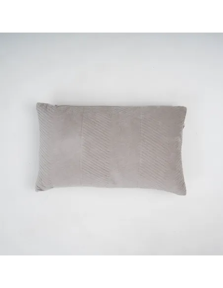 Almofada retangular de veludo de algodão Hungria lisa - capa + enchimento almofadas-retangulares