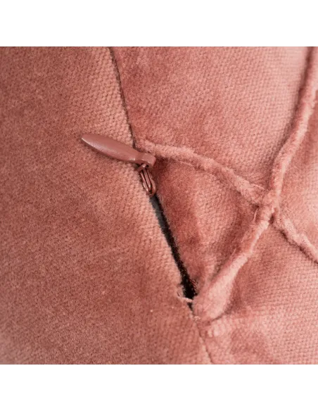 Almofada retangular em veludo e algodão Rombo liso - capa + enchimento almofadas-retangulares