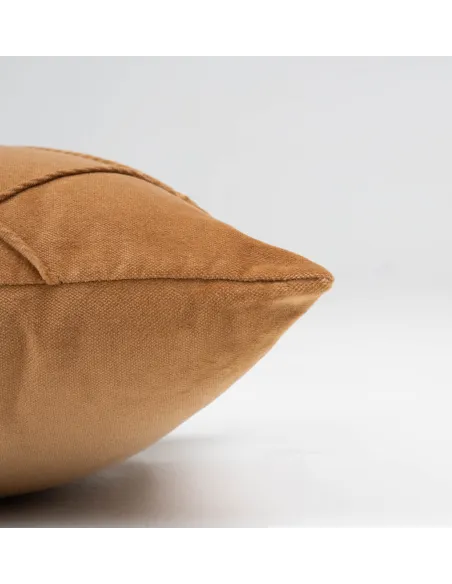 Almofada quadrada em veludo e algodão Rombo liso 50x50 - capa + enchimento almofadas-decorativas