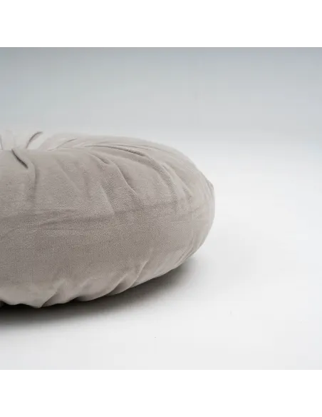 Almofada em veludo e algodão Oreo lisa 40x40 - capa + enchimento almofadas-redondas
