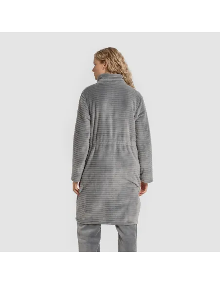 Roupão veludo Raya fecho éclair roupoes-mulher