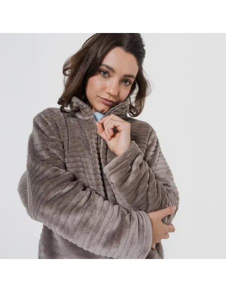 Casaco veludo Raya liso roupa-para-estar-por-casa