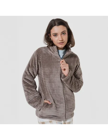 Casaco veludo Raya liso roupa-para-estar-por-casa