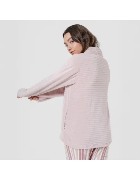 Casaco veludo Raya liso roupa-para-estar-por-casa