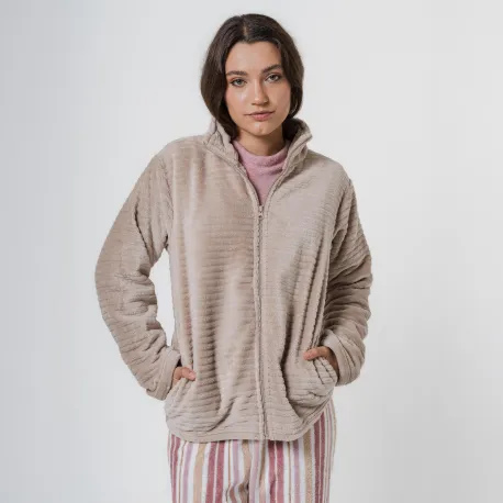 Casaco veludo Raya liso roupa-para-estar-por-casa