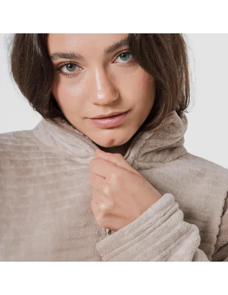 Casaco veludo Raya liso roupa-para-estar-por-casa