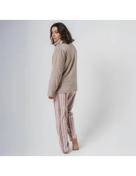 Casaco veludo Raya liso roupa-para-estar-por-casa