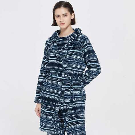 Roupão Coral Dalila Azul roupoes-mulher