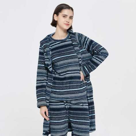 Roupão Coral Dalila Azul roupoes-mulher